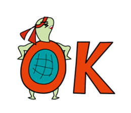 Lethargic rabbit and hot blood turtles sticker #12401274