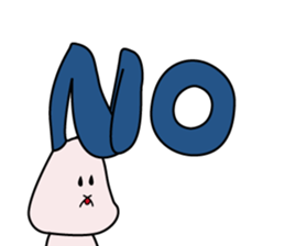 Lethargic rabbit and hot blood turtles sticker #12401275