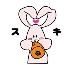 Lethargic rabbit and hot blood turtles sticker #12401276