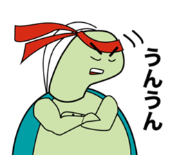 Lethargic rabbit and hot blood turtles sticker #12401281