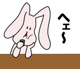 Lethargic rabbit and hot blood turtles sticker #12401283