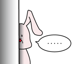 Lethargic rabbit and hot blood turtles sticker #12401294