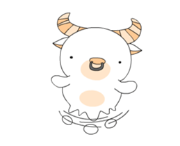 white buffalo sticker #12402177