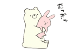 Moving bear Sticker sticker #12402799