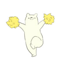 Moving bear Sticker sticker #12402804