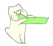 Moving bear Sticker sticker #12402813