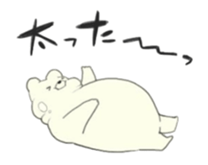 Moving bear Sticker sticker #12402814