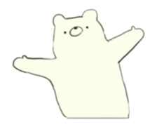 Moving bear Sticker sticker #12402817