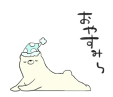 Moving bear Sticker sticker #12402820