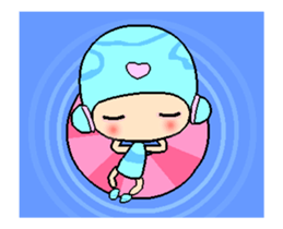 I love princess of dolphin A sticker #12403027