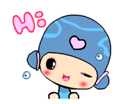 I love princess of dolphin A sticker #12403031