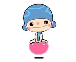 I love princess of dolphin A sticker #12403039