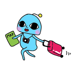 an inexpressive face sticker #12403408