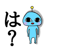 an inexpressive face sticker #12403435