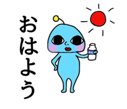 an inexpressive face sticker #12403439