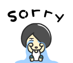 Hi,I am John.I am a lovely boy. sticker #12403903