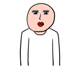 Men of a straight face2 sticker #12404526