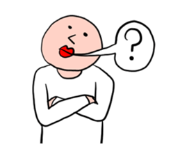 Men of a straight face2 sticker #12404553