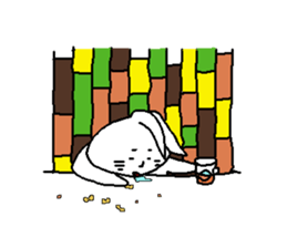 the name is usabushi sticker #12405072