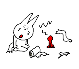 the name is usabushi sticker #12405097