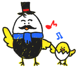 Tamago Barron sticker #12405416