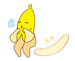 Banana you fart sticker #12405551