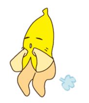 Banana you fart sticker #12405552