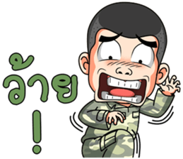 Military funny sticker #12405699