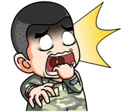 Military funny sticker #12405700