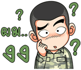 Military funny sticker #12405709