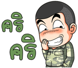 Military funny sticker #12405717