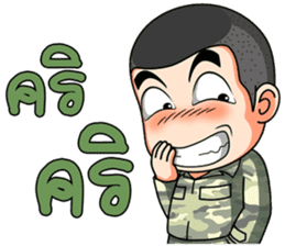 Military funny sticker #12405717
