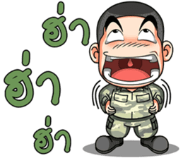 Military funny sticker #12405718