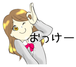 burikko girl sticker sticker #12405734