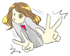 burikko girl sticker sticker #12405763