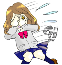 burikko girl sticker sticker #12405764