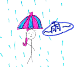 Stick human's life sticker #12406343