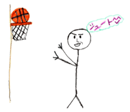 Stick human's life sticker #12406346