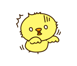 Cute Colored Chicks sticker #12406380