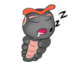 This is a worm right? sticker #12406625