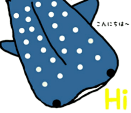 Friendly sea creatures sticker #12407294