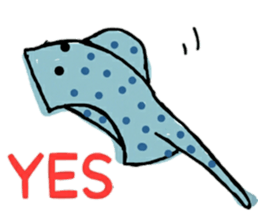 Friendly sea creatures sticker #12407307