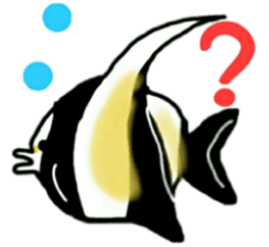 Friendly sea creatures sticker #12407309