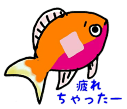 Friendly sea creatures sticker #12407311
