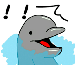 Friendly sea creatures sticker #12407318