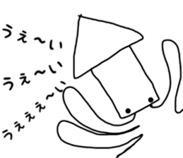 Friendly sea creatures sticker #12407328