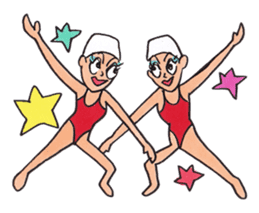Happy!Synchronized Swimmers! sticker #12407419