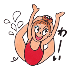 Happy!Synchronized Swimmers! sticker #12407421