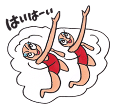 Happy!Synchronized Swimmers! sticker #12407433