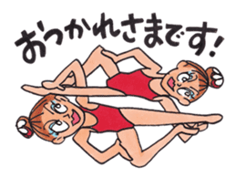 Happy!Synchronized Swimmers! sticker #12407436